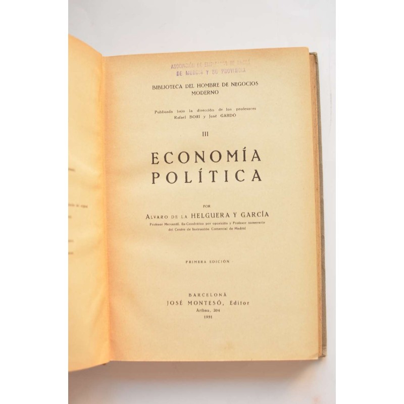 Economía política