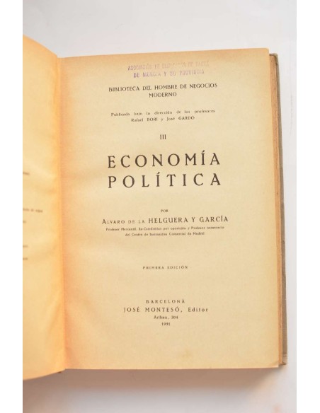 Economía política