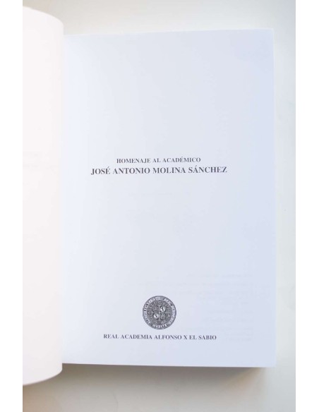 Homenaje al académico José Antonio Molina Sánchez