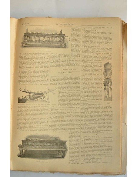 Ilustración artística. Periódico semanal de literatura, artes y ciencias. Del nº  314, 1888 al nº  365 1888 (año completo)