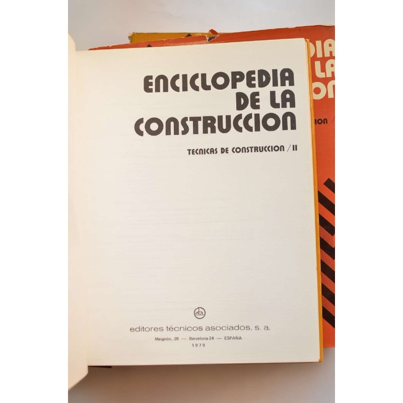 Enciclopedia de la construcción. Técnicas de...