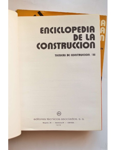 Enciclopedia de la construcción. Técnicas de construcción