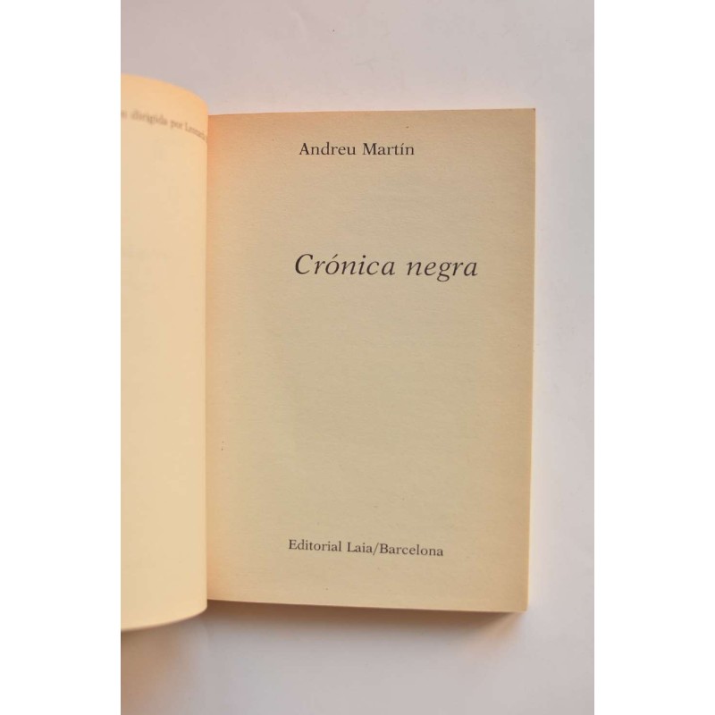 Crónica negra