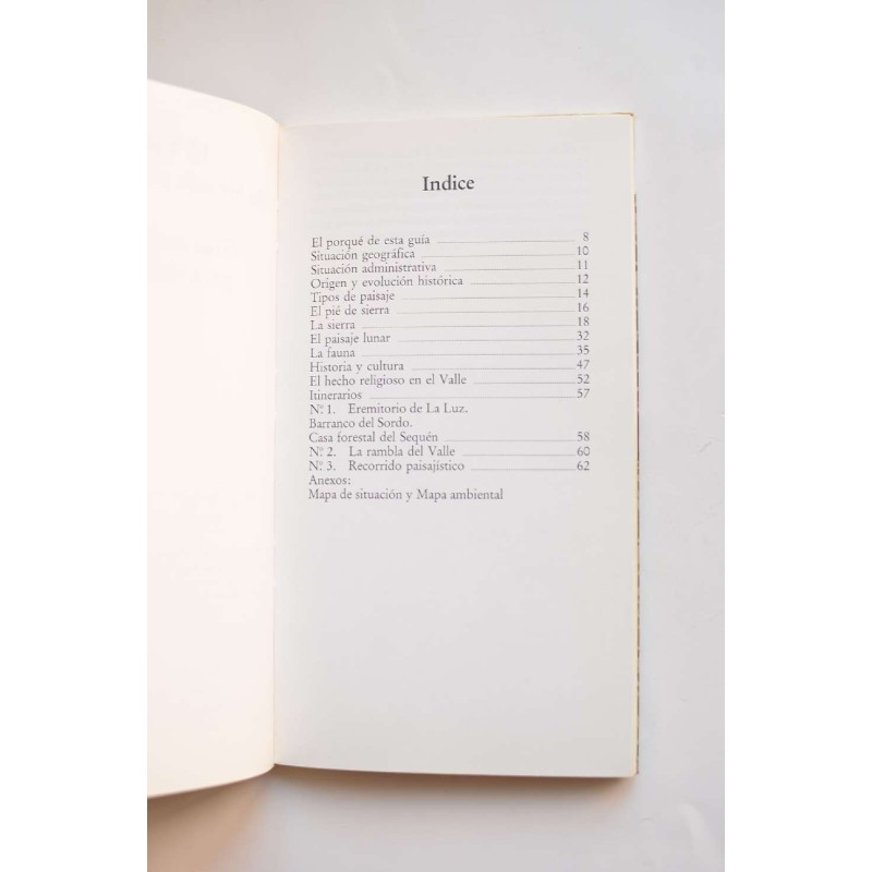 El Valle: su historia y naturaleza. Guía...