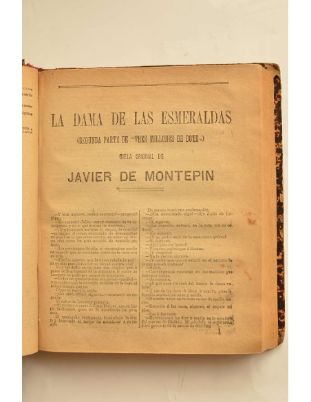 Tres millones de dote - La dama de las esmeraldas - La madre adoptiva