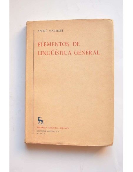 Elementos de ligüística general