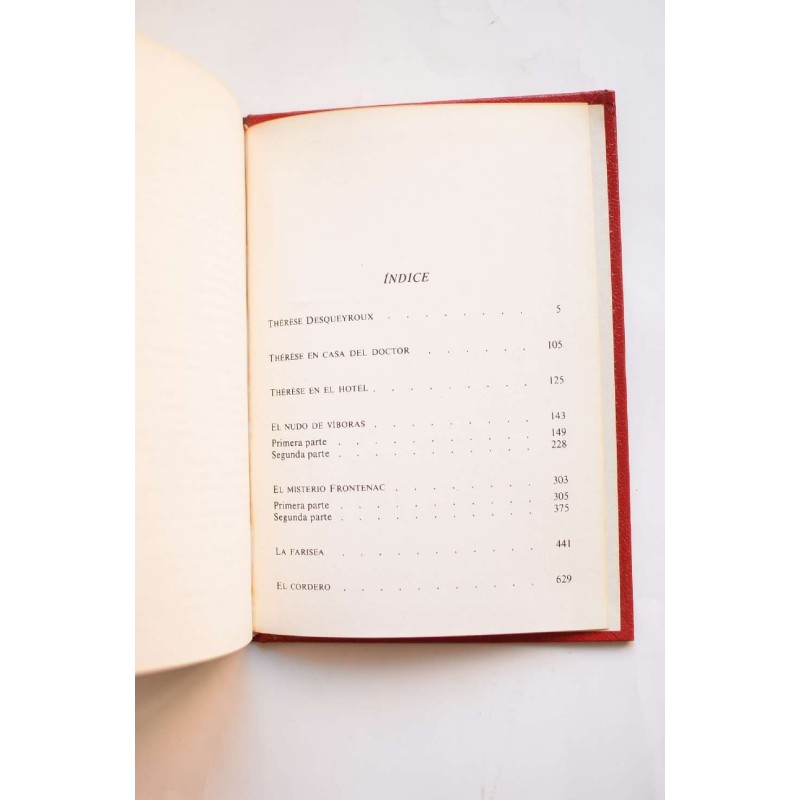 Obras selectas de premios Nobel. François Mauriac