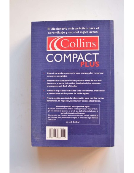 Diccionario Collins. Compact plus. Español - Inglés, Inglés - Español