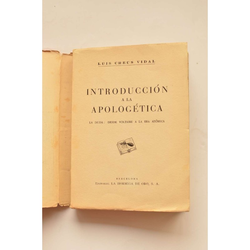 Introducción a la apologética : la duda desde...