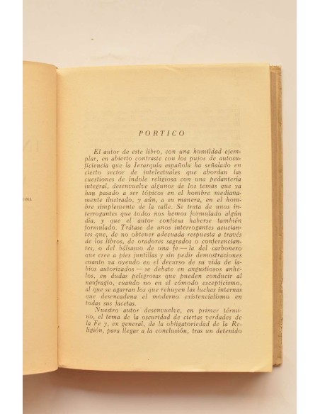 Introducción a la apologética : la duda desde Voltaire a la era atómica
