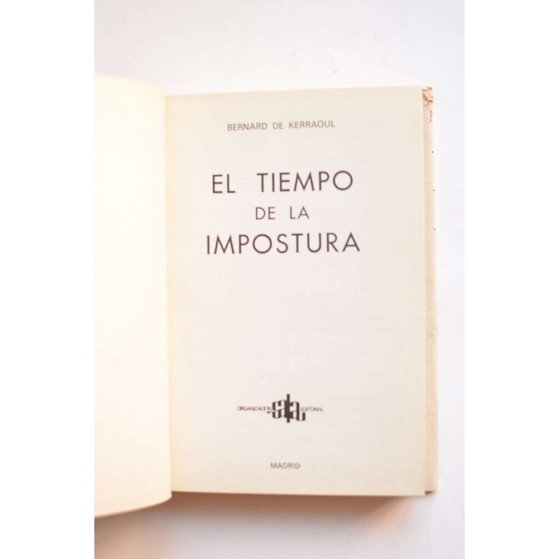 El tiempo de la impostura