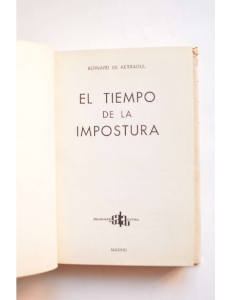 El tiempo de la impostura