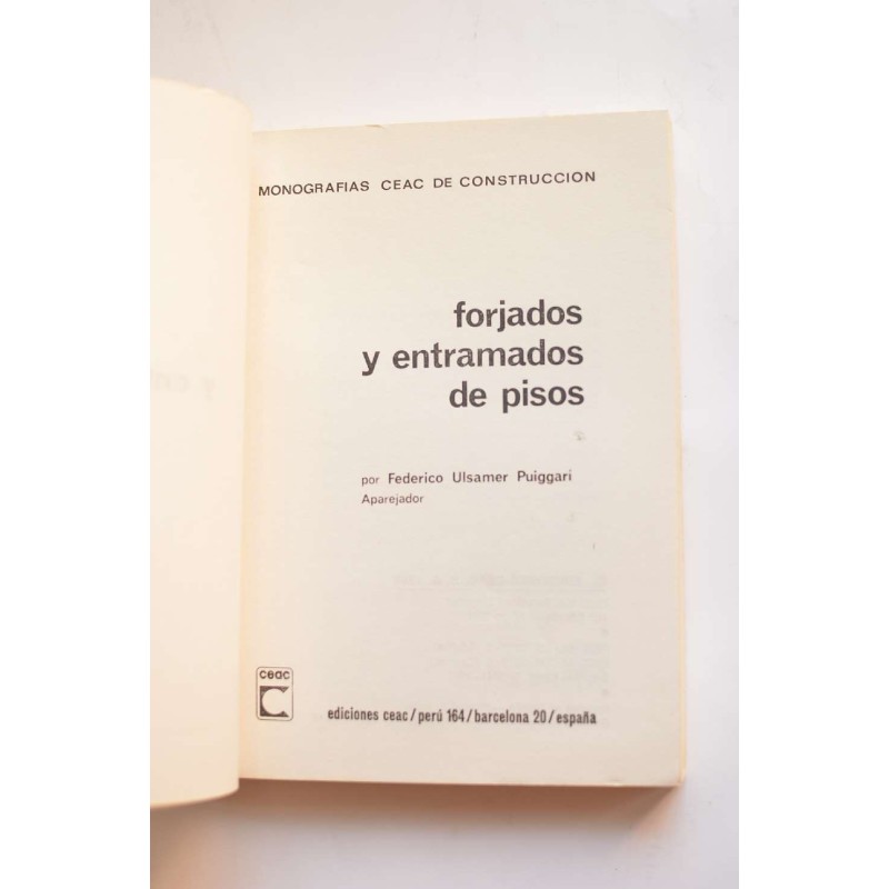 Forjados y entramados de pisos