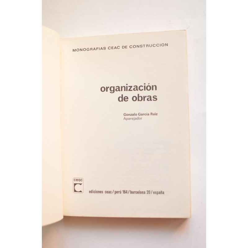 Organización de obras