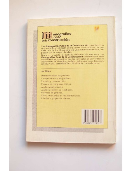 Jardines. Proyecto y construcción