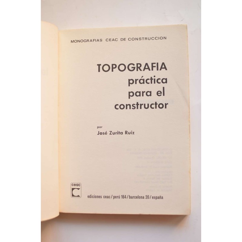 Topografía práctica para el constructor