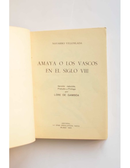 Amaya o Los vascos en el siglo VIII