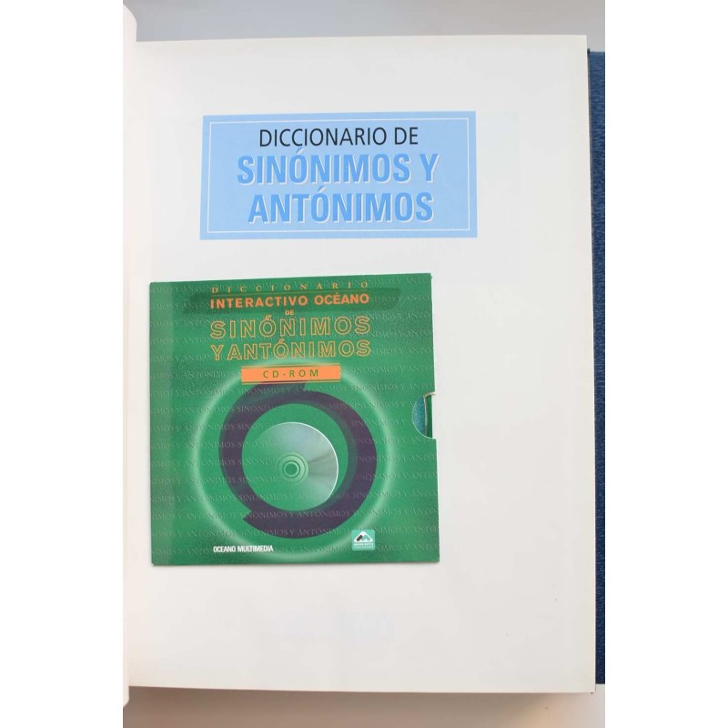 Diccionario de sinónimos y antónimos