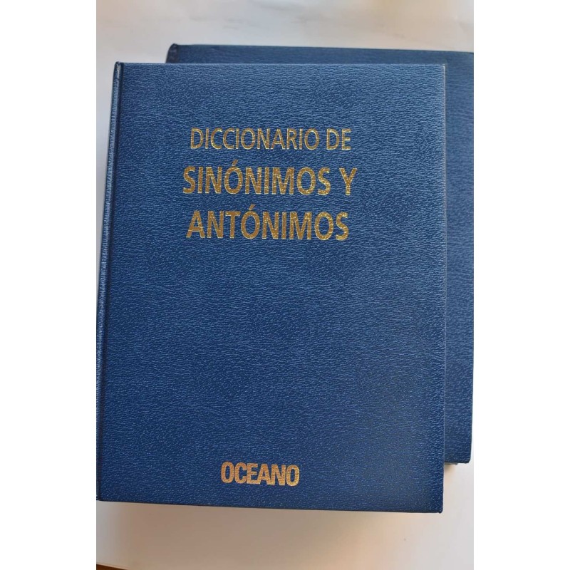 Diccionario de sinónimos y antónimos