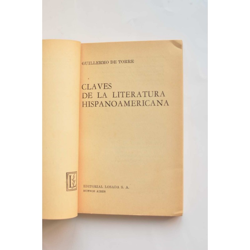Claves de la literatura hispanoamericana