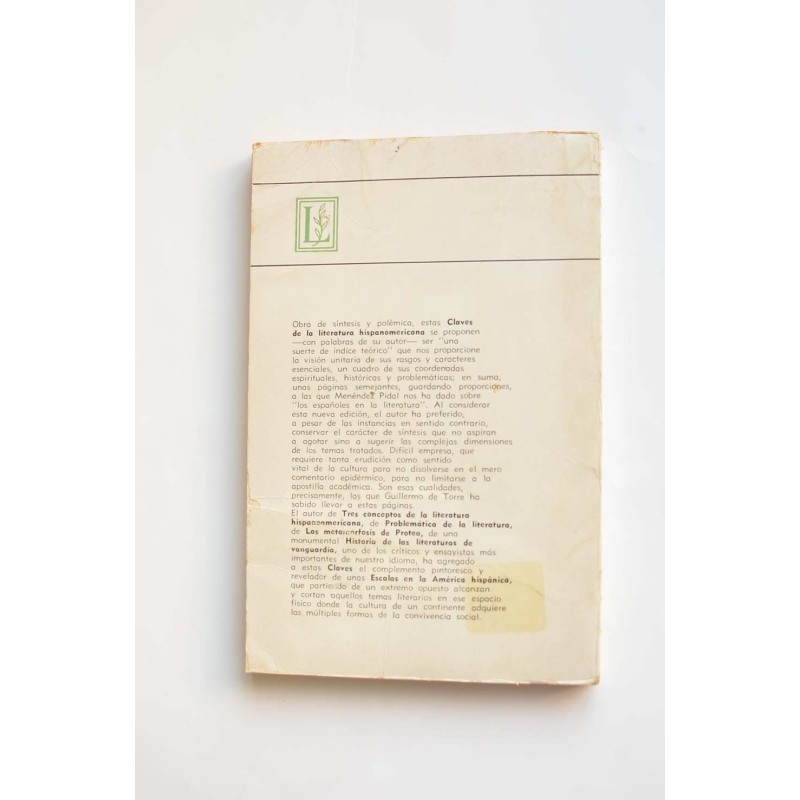 Claves de la literatura hispanoamericana