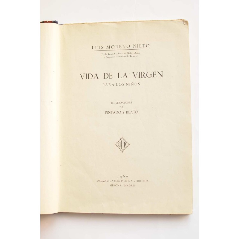 Vida de la Virgen para los niños