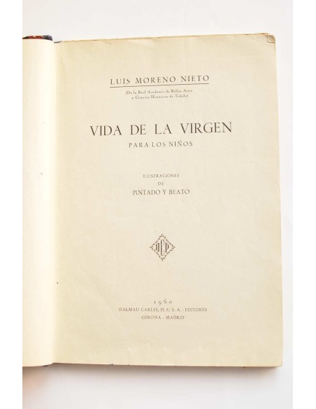 Vida de la Virgen para los niños