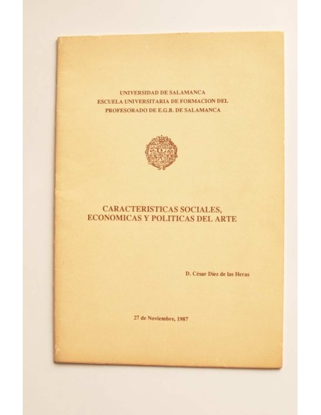 Característica sociales, económicas y políticas del arte