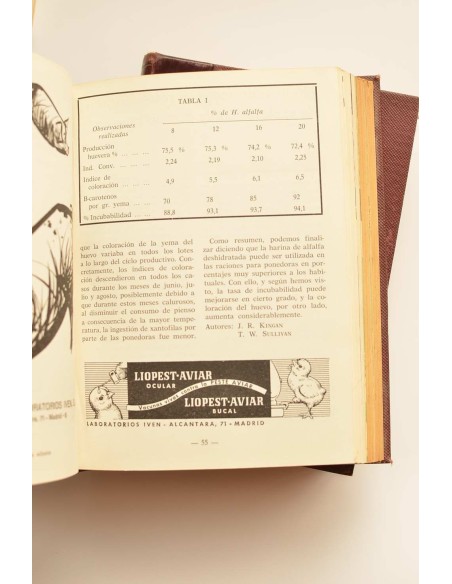 Síntesis avícola y ganadera. Año 1966 completo