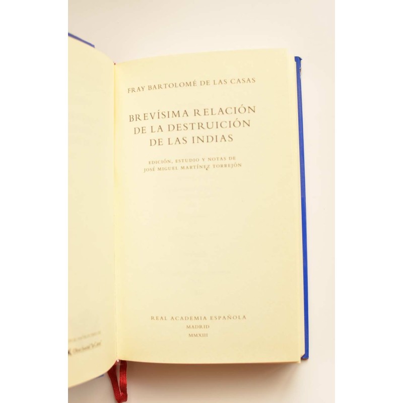 Brevísima relación de la destruición de la Indias