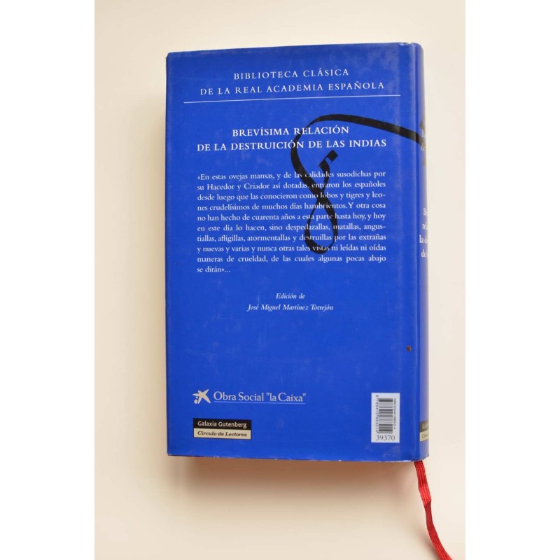 Brevísima relación de la destruición de la Indias