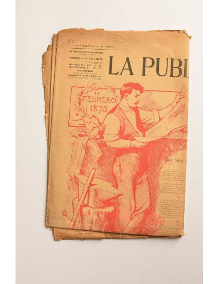 La Publicidad. Año XXVI, nº 8789, 1 febrero 1903