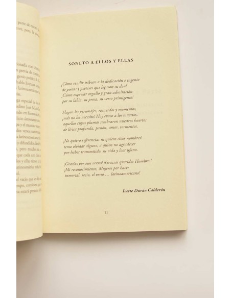 Ellos y ellas. Antología lírica latinoamericana. Sinopsis histórica de la poesía latinoamericana