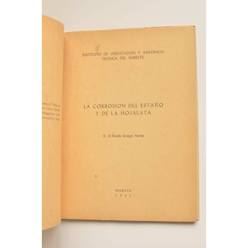 La corrosión del estaño y la hojalata