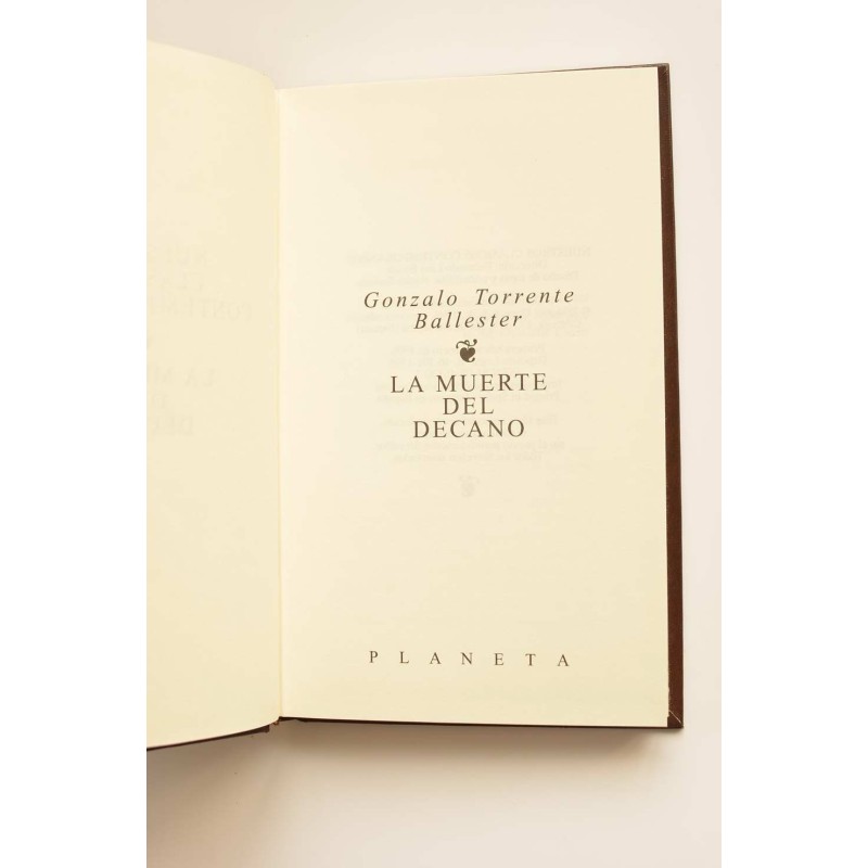La muerte del decano