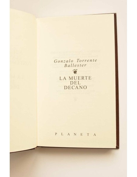 La muerte del decano