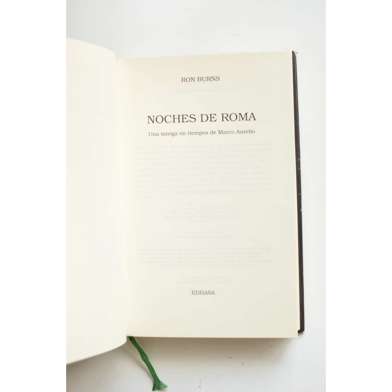 Noches de Roma : una intriga en tiempos de...