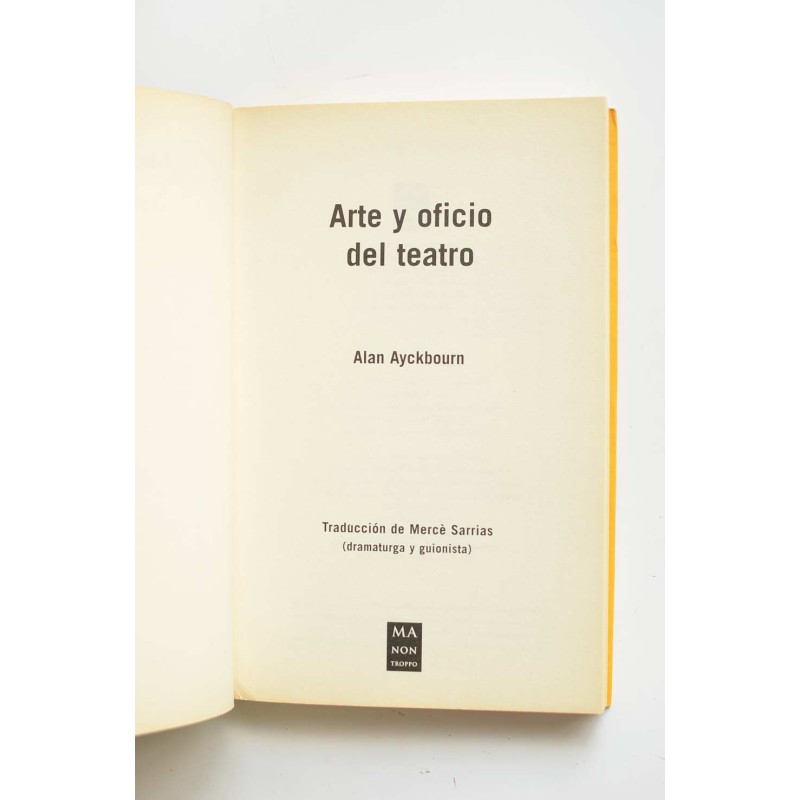 Arte y oficio del teatro
