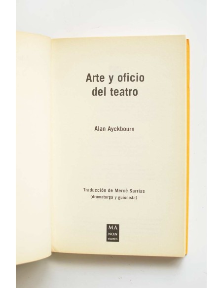 Arte y oficio del teatro