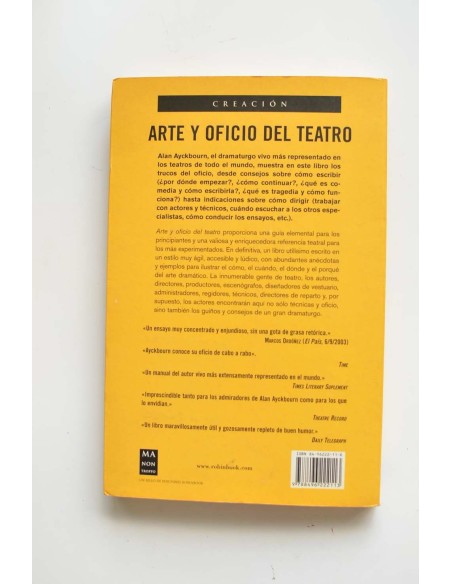 Arte y oficio del teatro