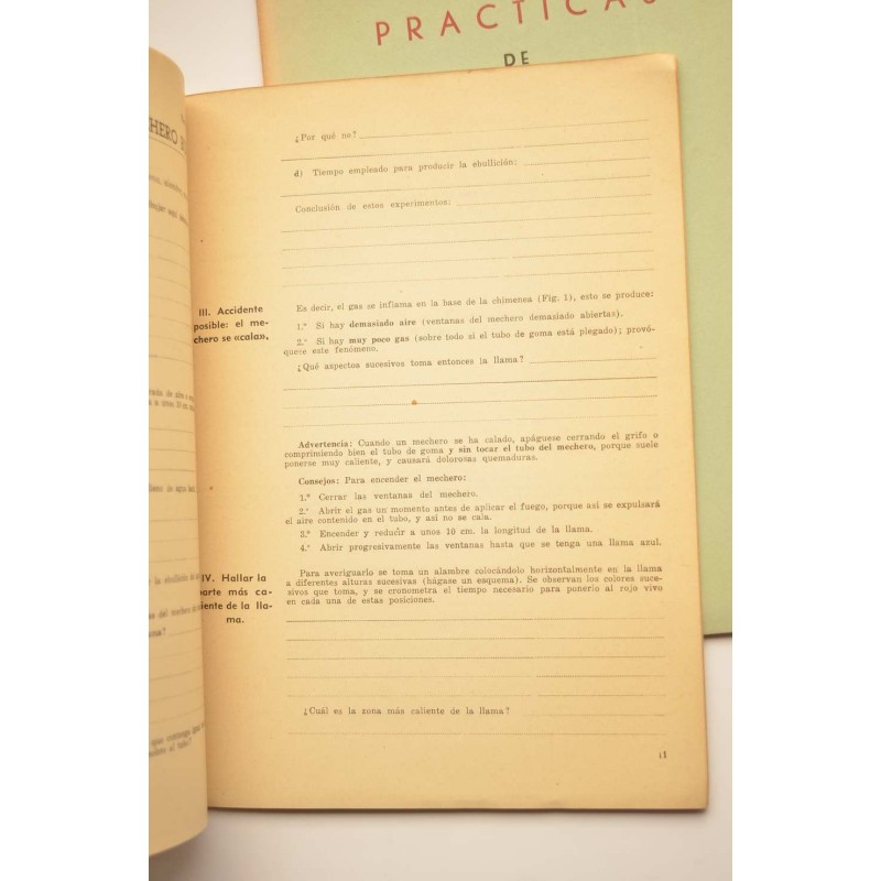 Prácticas de química