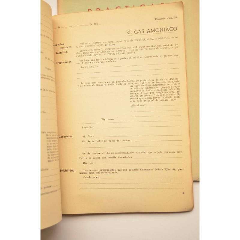 Prácticas de química