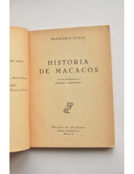 Historia de macacos
