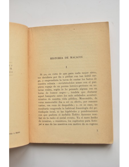 Historia de macacos