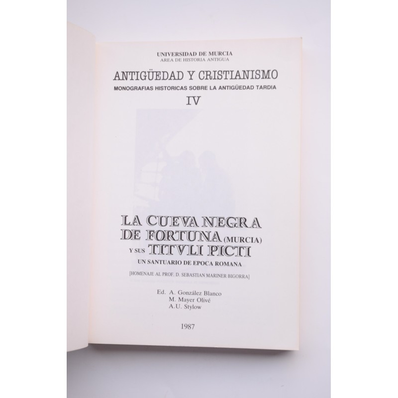 La Cueva negra de Fortuna (Murcia) y sus Titli...