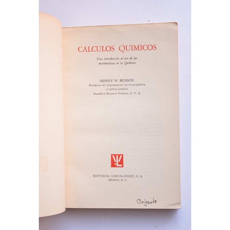 Cálculos químicos