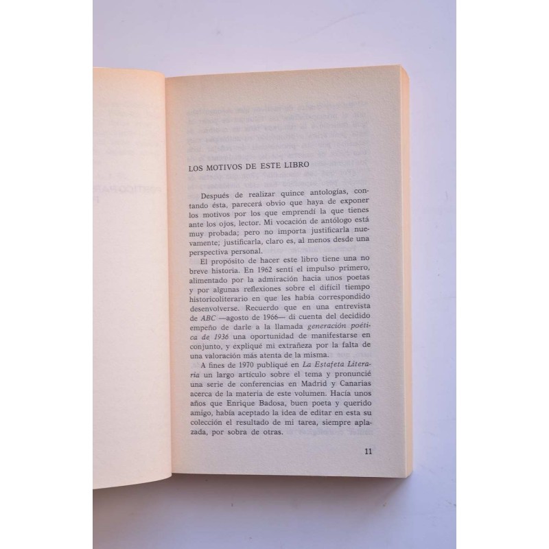 La generación poética de 1936. Antología