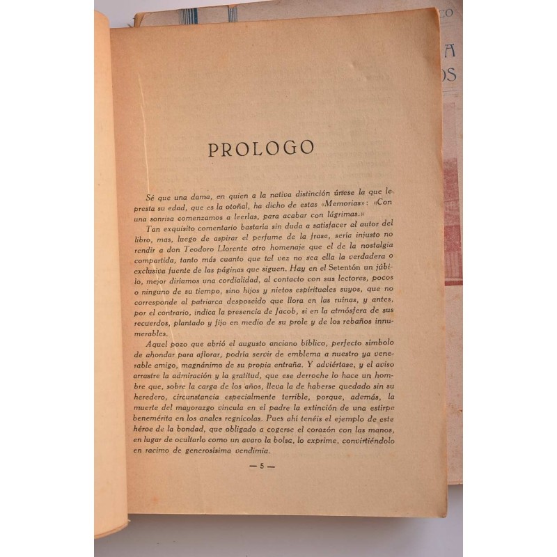 Memorias de un setentón. De mi Valencia de...