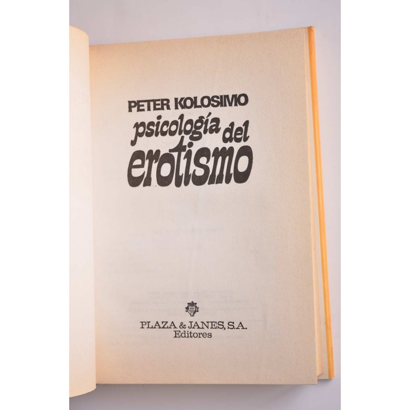 Psicología del erotismo
