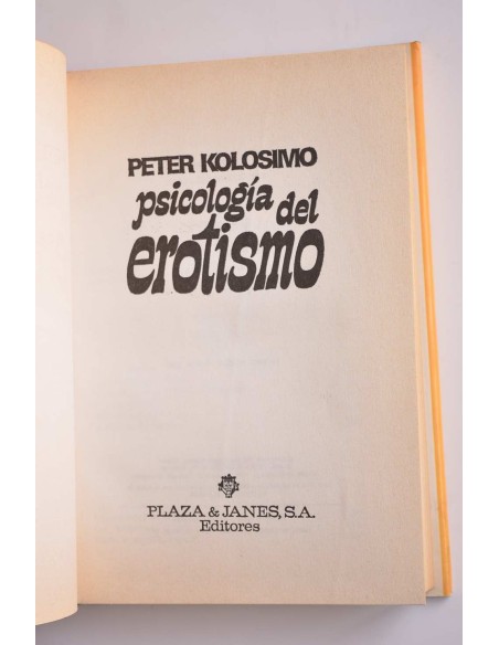 Psicología del erotismo